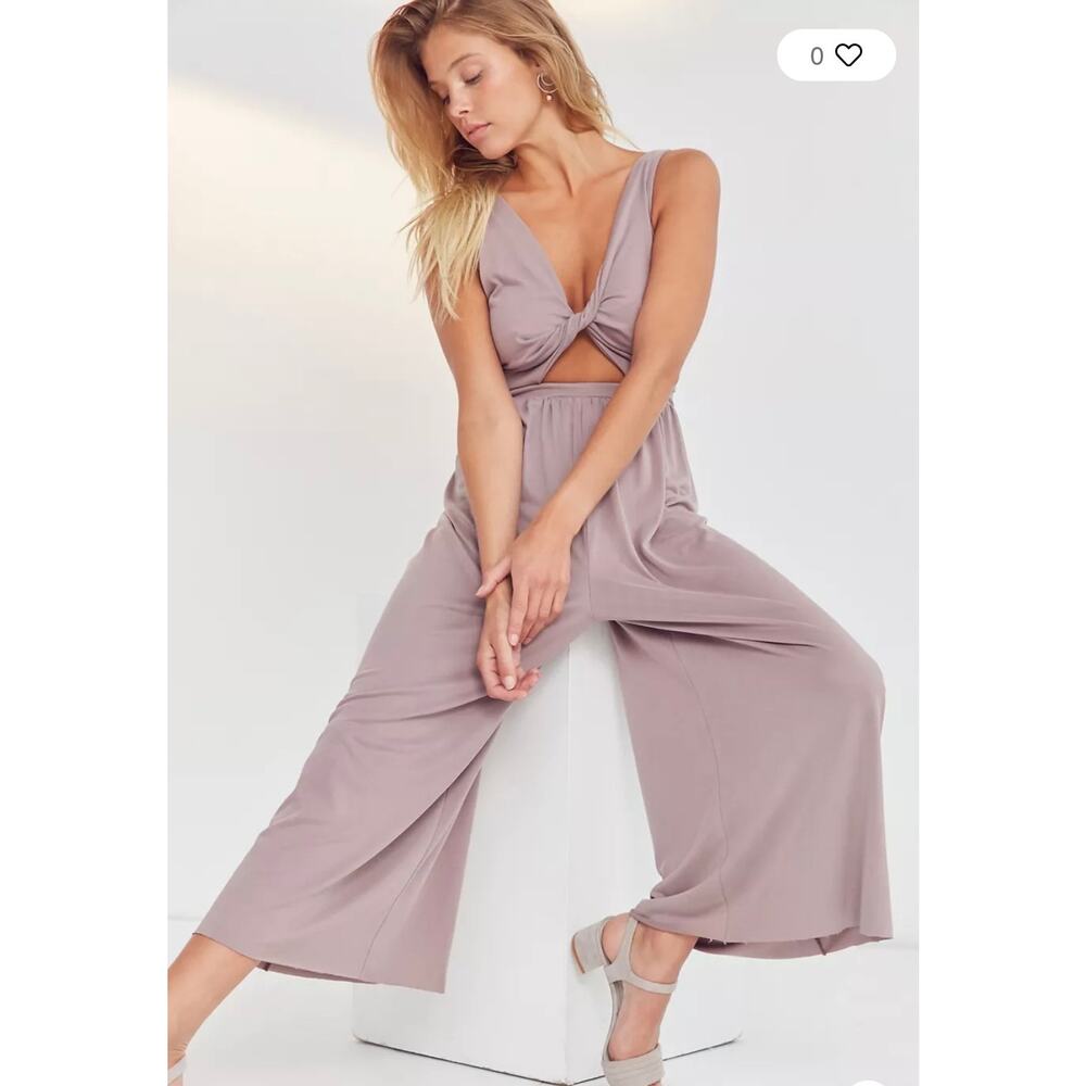Silence +‎ Noise Tori Twisted Cupro Jumpsuit XS